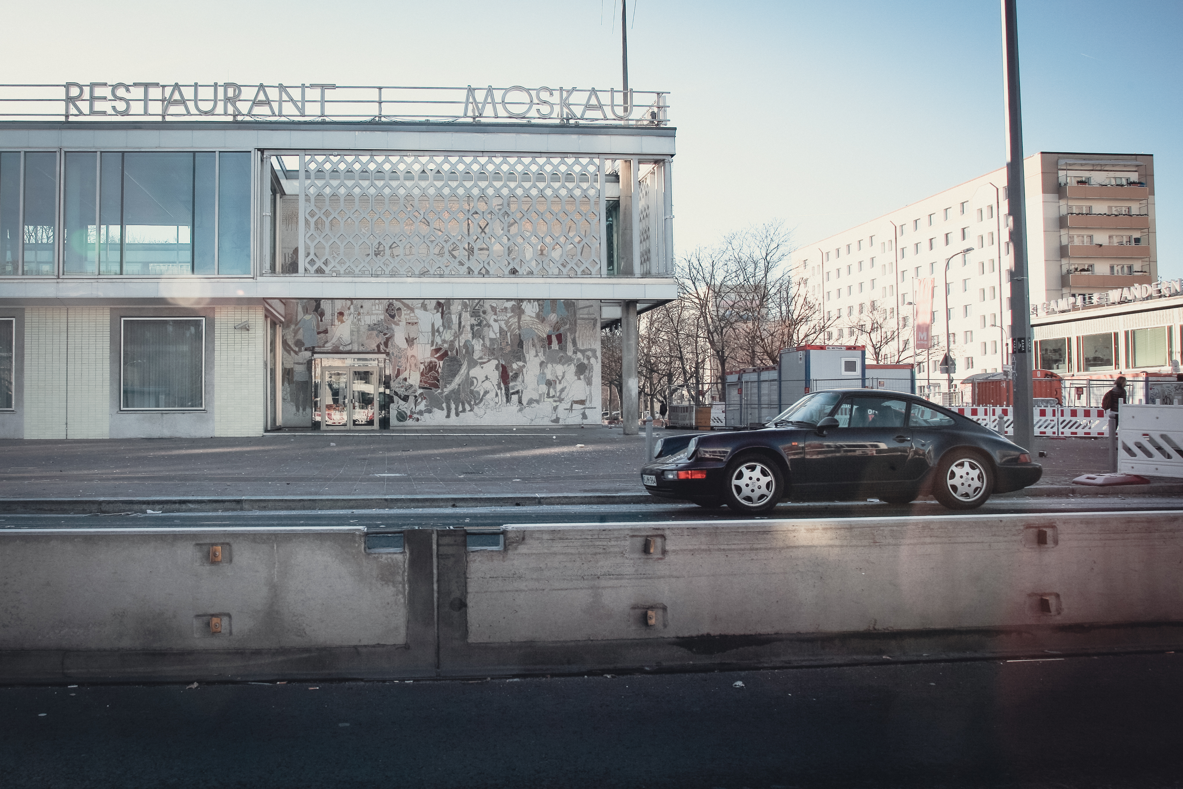 Oldtimer schwarz Stadt