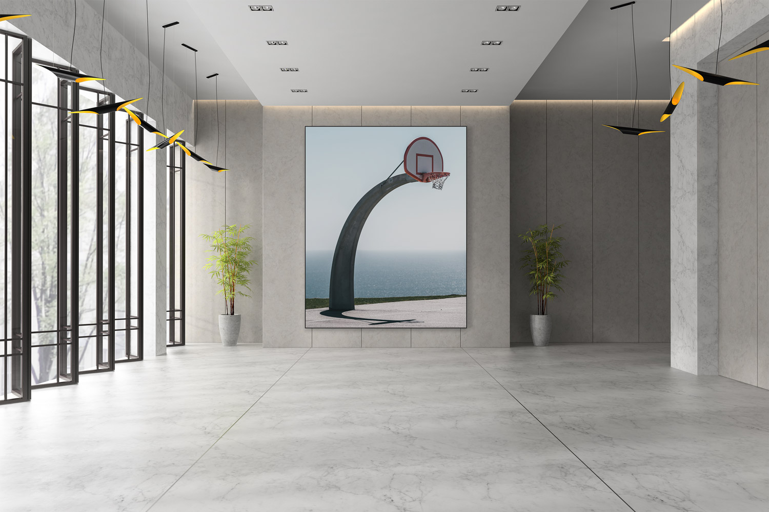 BEACH BASKETBALL HOOP