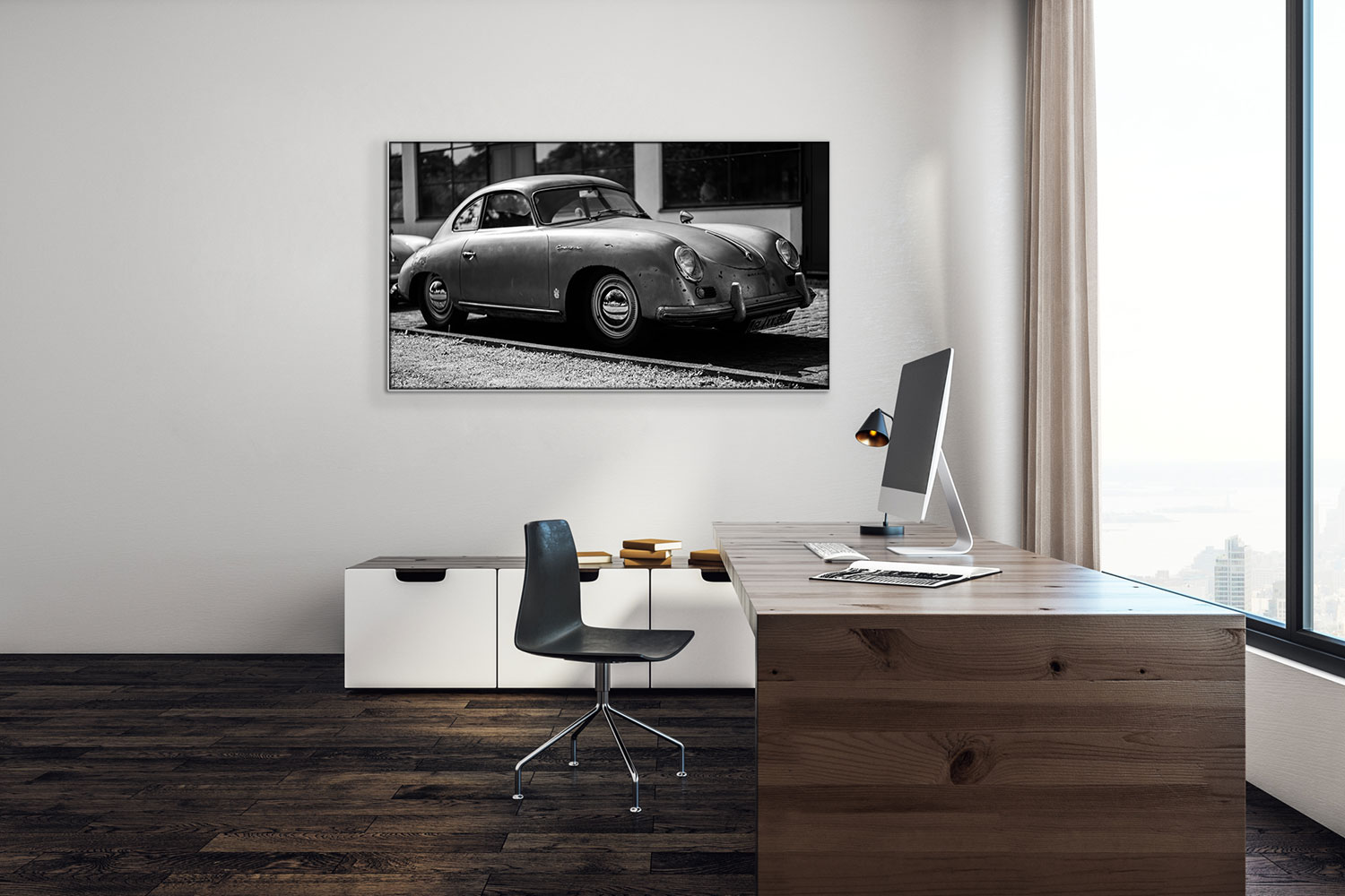 Oldtimer schwarz - weiß 